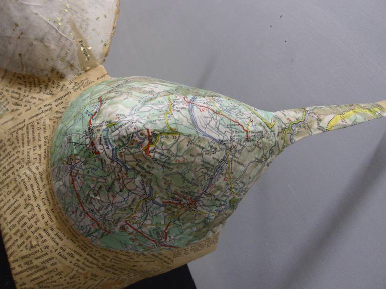 Original Figurative Body Sculpture by Dominault Evelyne