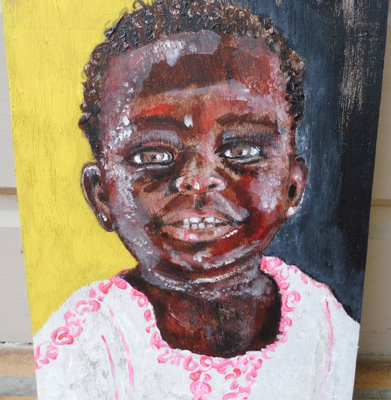 Original Children Painting by DOMINAULT EVELYNE