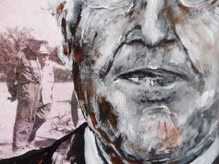 Original Figurative People Painting by Dominault Evelyne