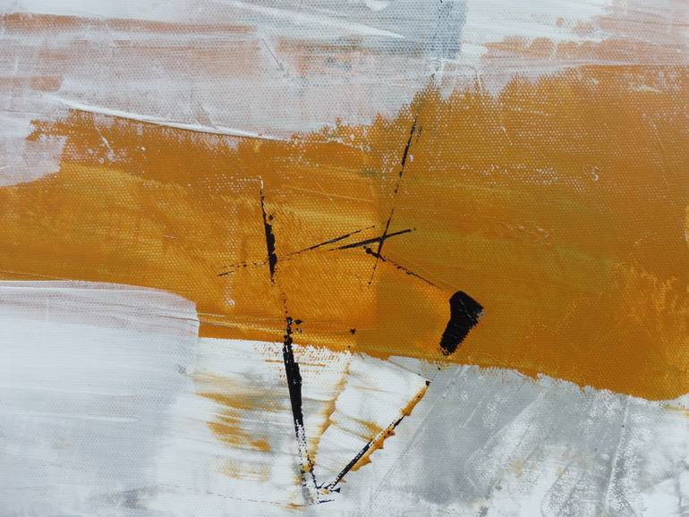 Original Minimalism Abstract Painting by Dominault Evelyne