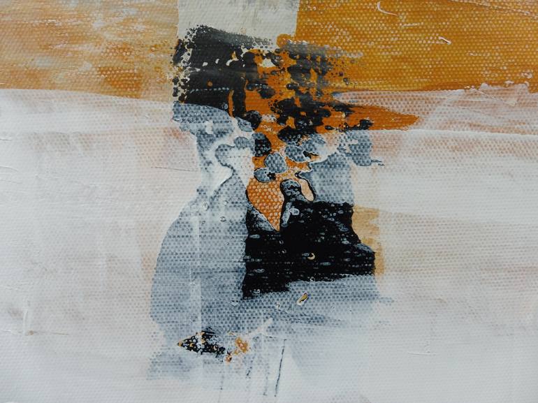 Original Minimalism Abstract Painting by Dominault Evelyne