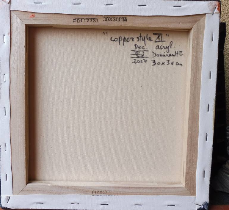 Original Minimalism Abstract Painting by Dominault Evelyne