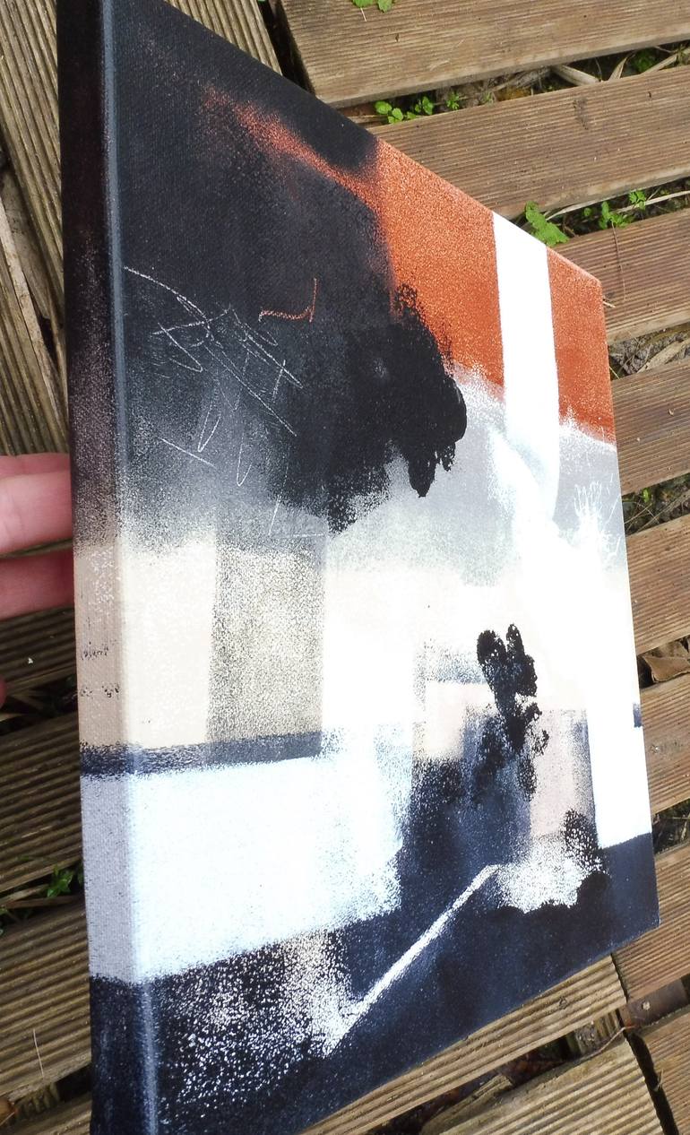 Original Minimalism Abstract Painting by Dominault Evelyne