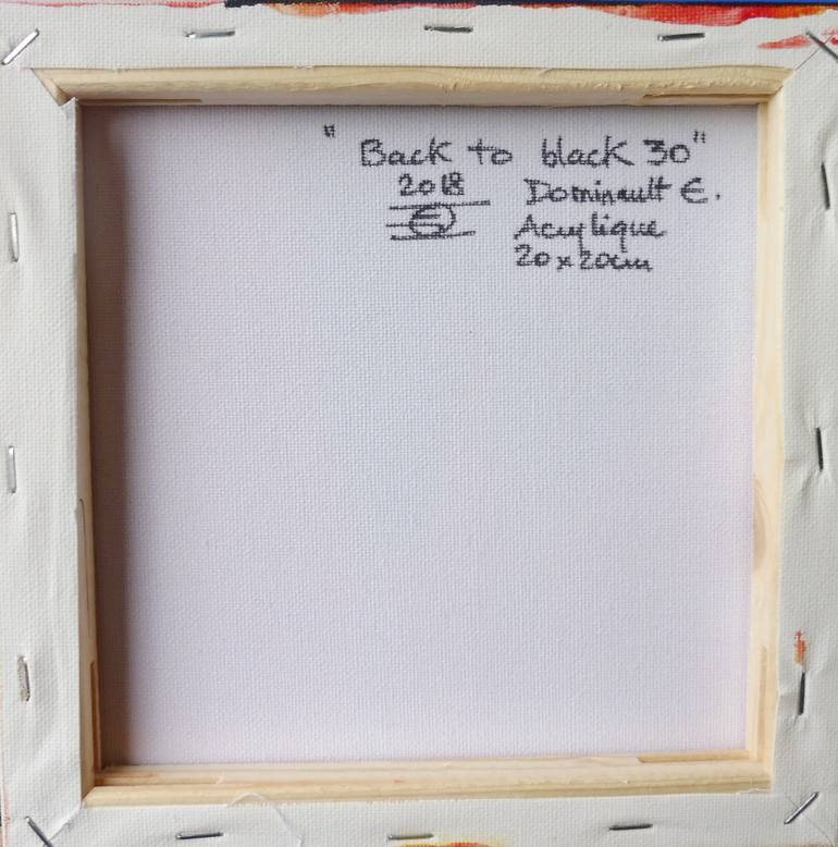 Original Abstract Painting by Dominault Evelyne