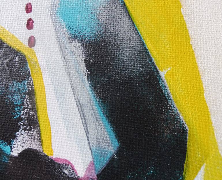 Original Abstract Painting by Dominault Evelyne
