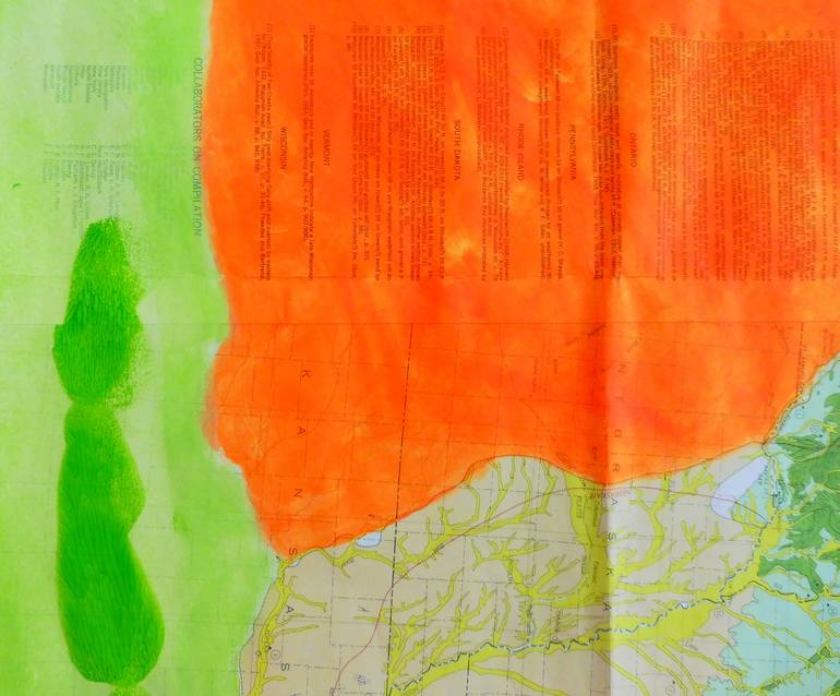 Original Other Abstract Painting by Dominault Evelyne