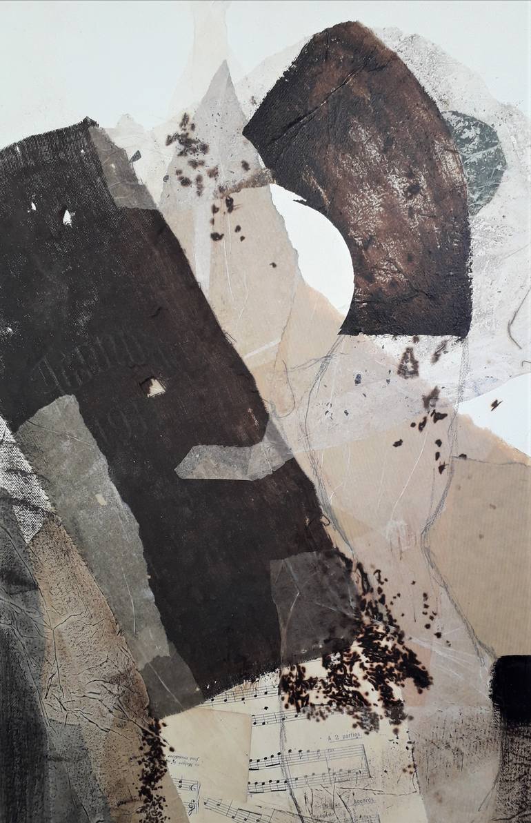 Original Abstract Painting by Dominault Evelyne