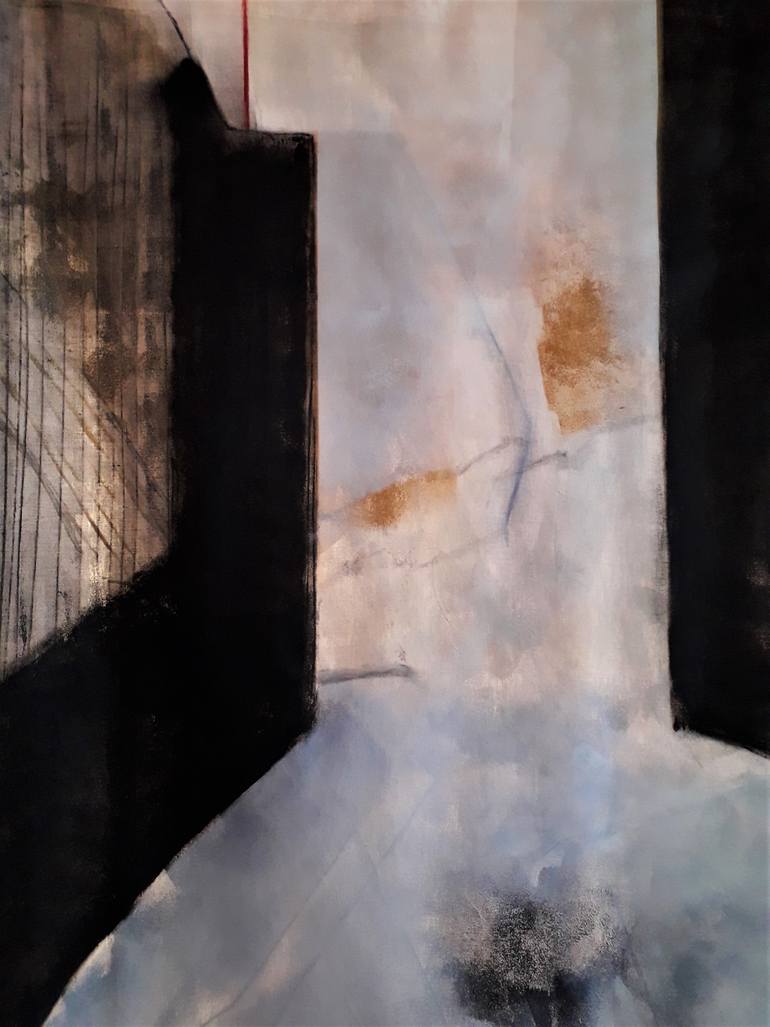Original Abstract Painting by Dominault Evelyne