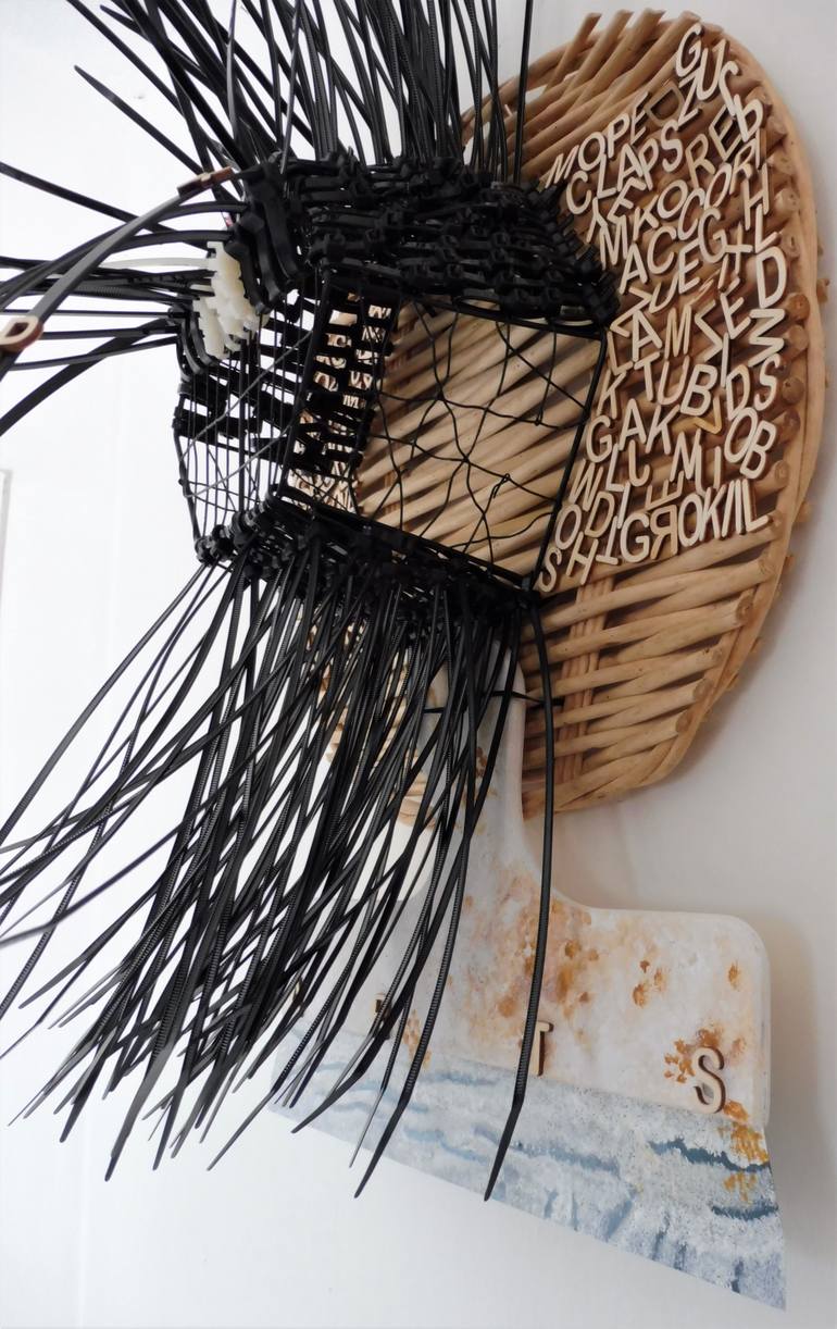 Original Minimalism Abstract Sculpture by Dominault Evelyne