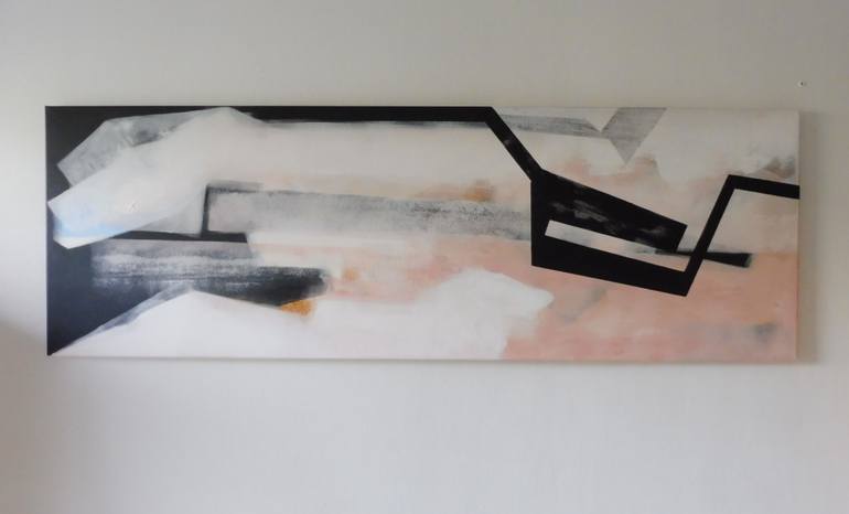 Original Minimalism Abstract Painting by Dominault Evelyne