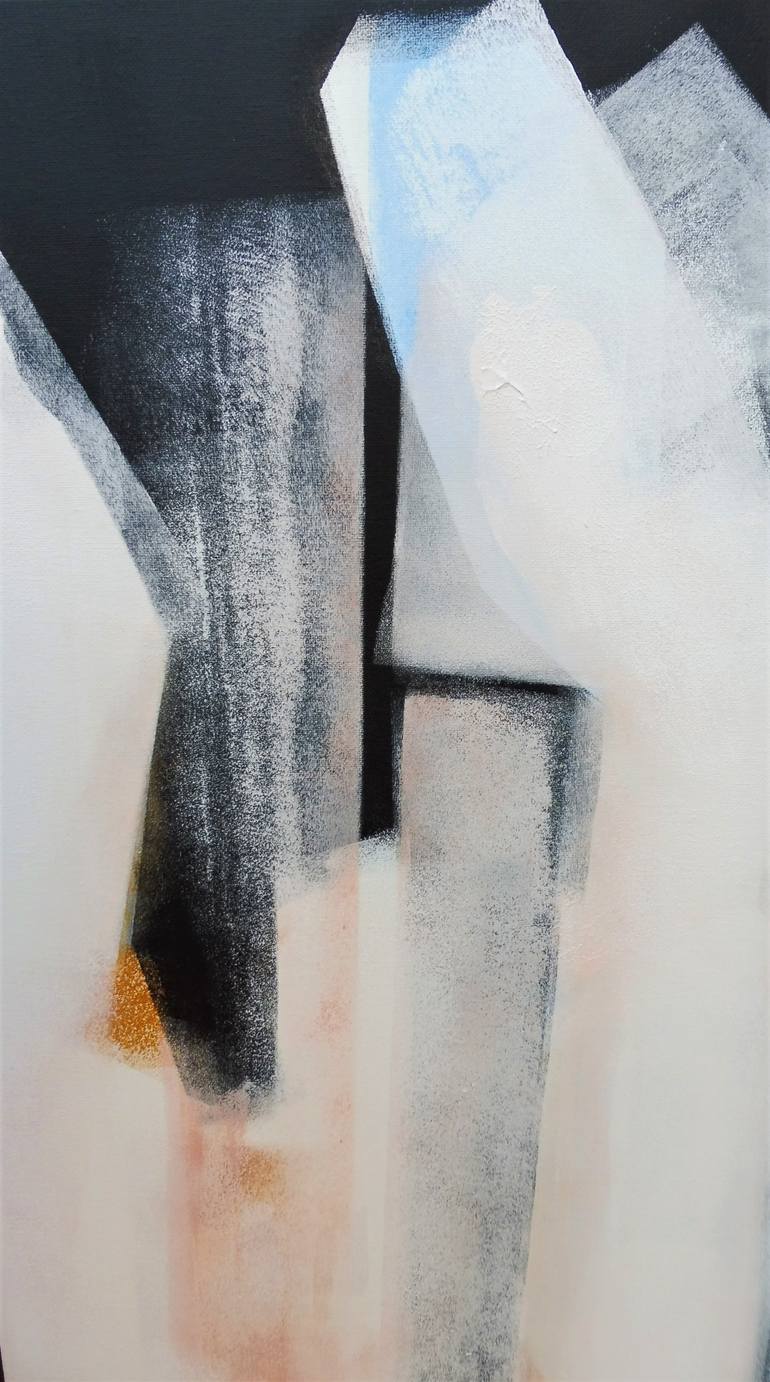 Original Minimalism Abstract Painting by Dominault Evelyne