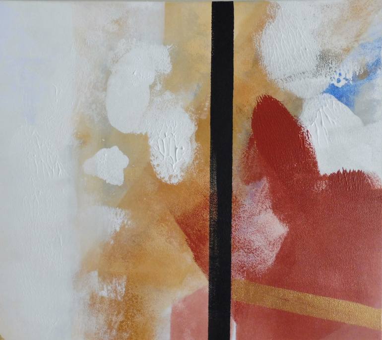 Original Minimalism Abstract Painting by DOMINAULT EVELYNE