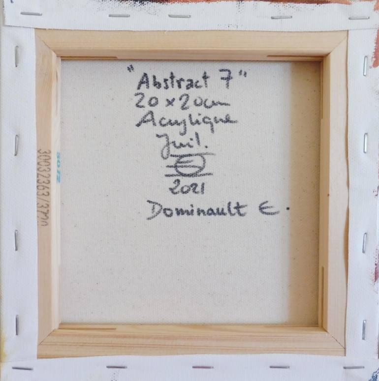 Original Abstract Painting by Dominault Evelyne