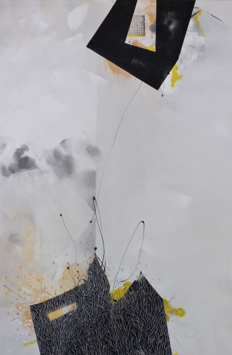 Original Abstract Painting by Dominault Evelyne | Abstract Art on Canvas | Catch Me if You Can III