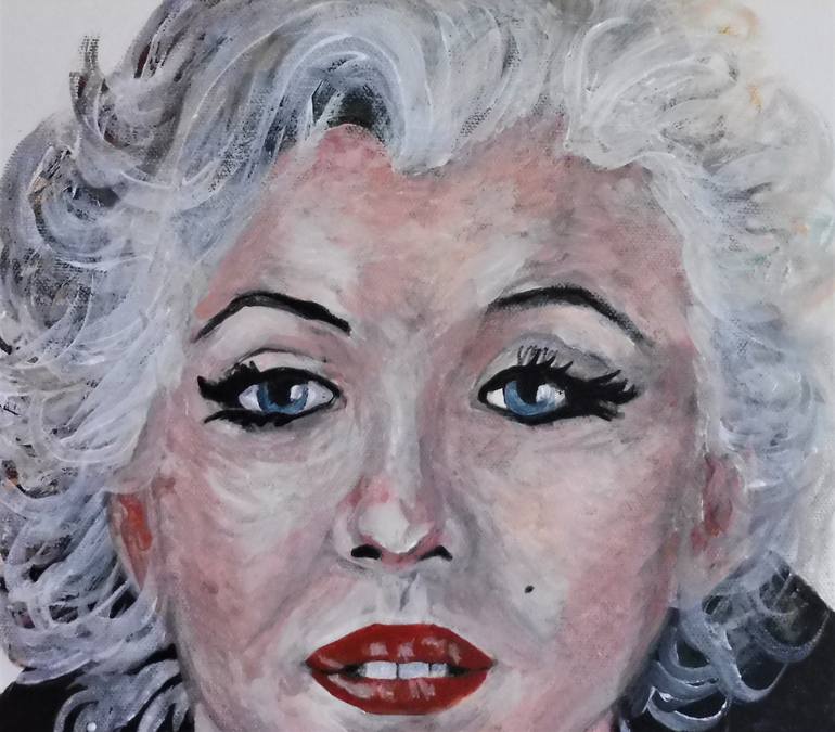Original Portraiture People Painting by Dominault Evelyne