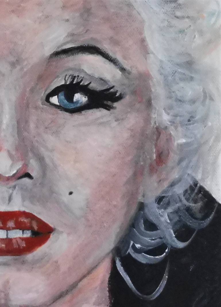 Original Portraiture People Painting by Dominault Evelyne