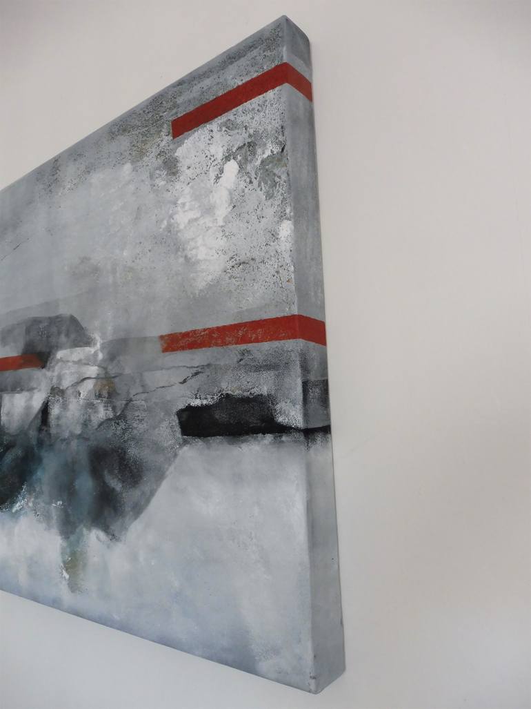 Original Minimalism Abstract Painting by Dominault Evelyne