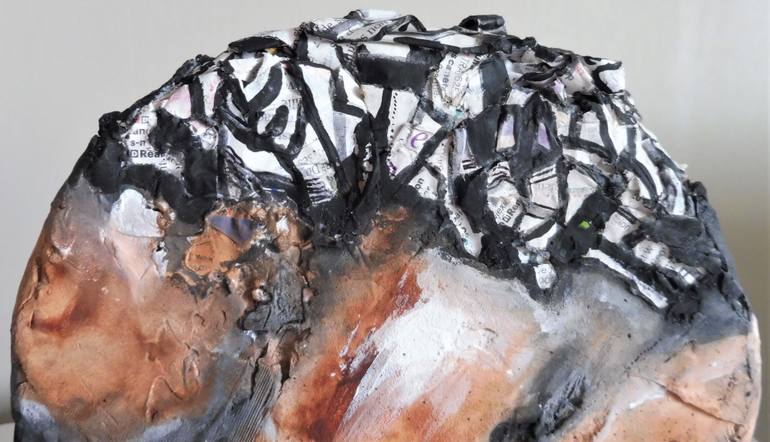Original Abstract Sculpture by Dominault Evelyne