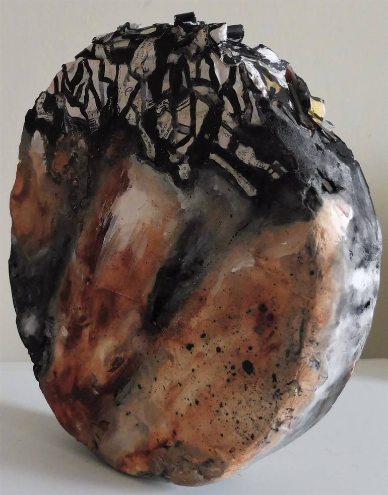 Original Abstract Sculpture by Dominault Evelyne