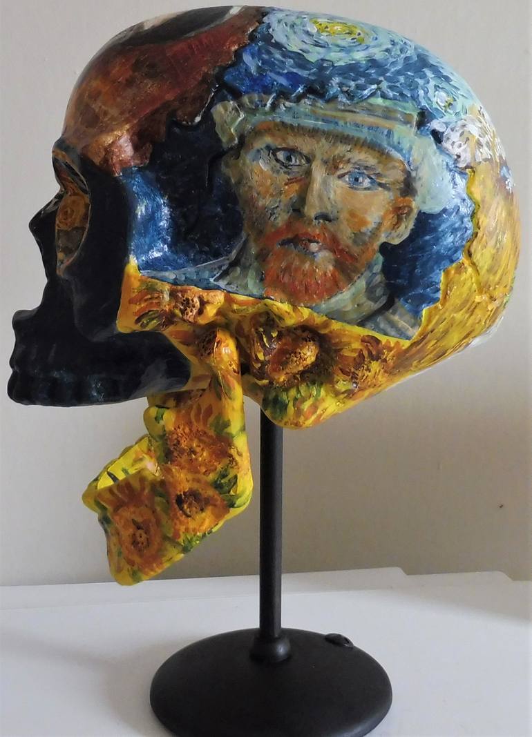 Original Figurative Portrait Sculpture by DOMINAULT EVELYNE