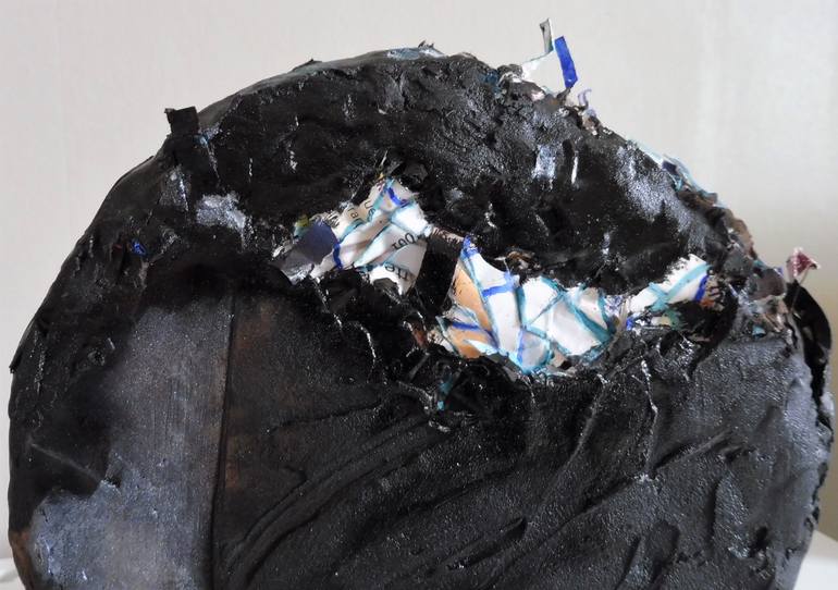 Original Minimalism Abstract Sculpture by Dominault Evelyne