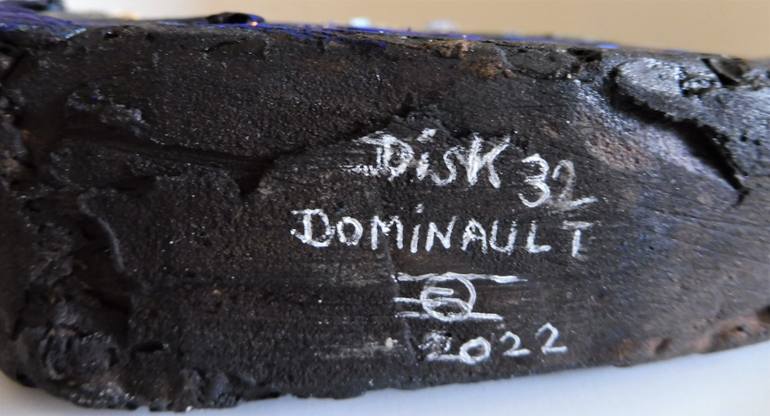 Original Minimalism Abstract Sculpture by Dominault Evelyne