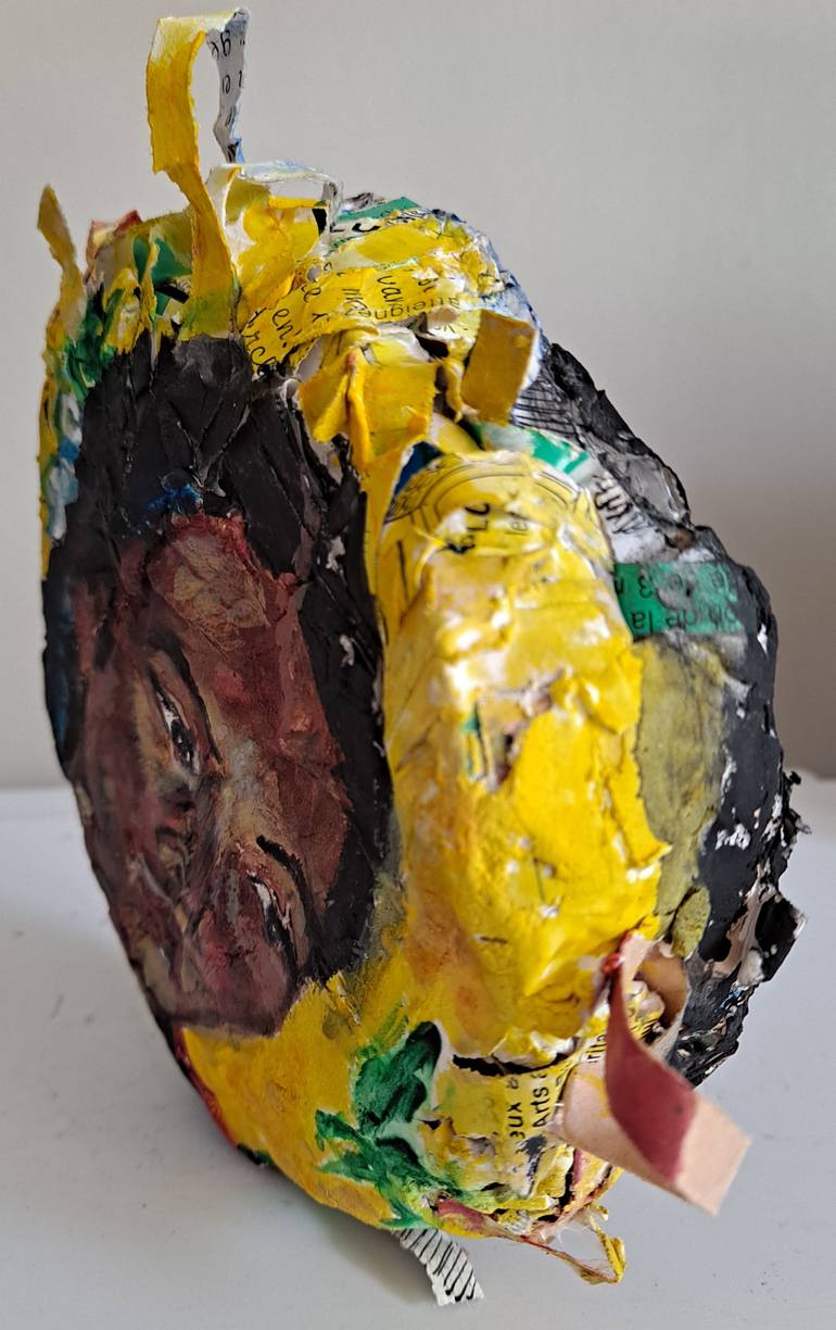 Original Figurative People Sculpture by Dominault Evelyne