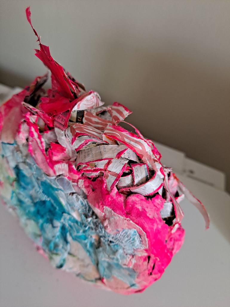 Original Abstract Sculpture by Dominault Evelyne