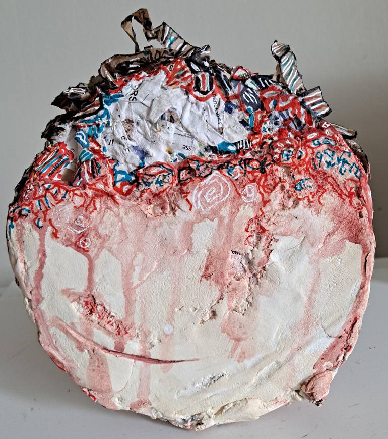 Original Abstract Sculpture by Dominault Evelyne