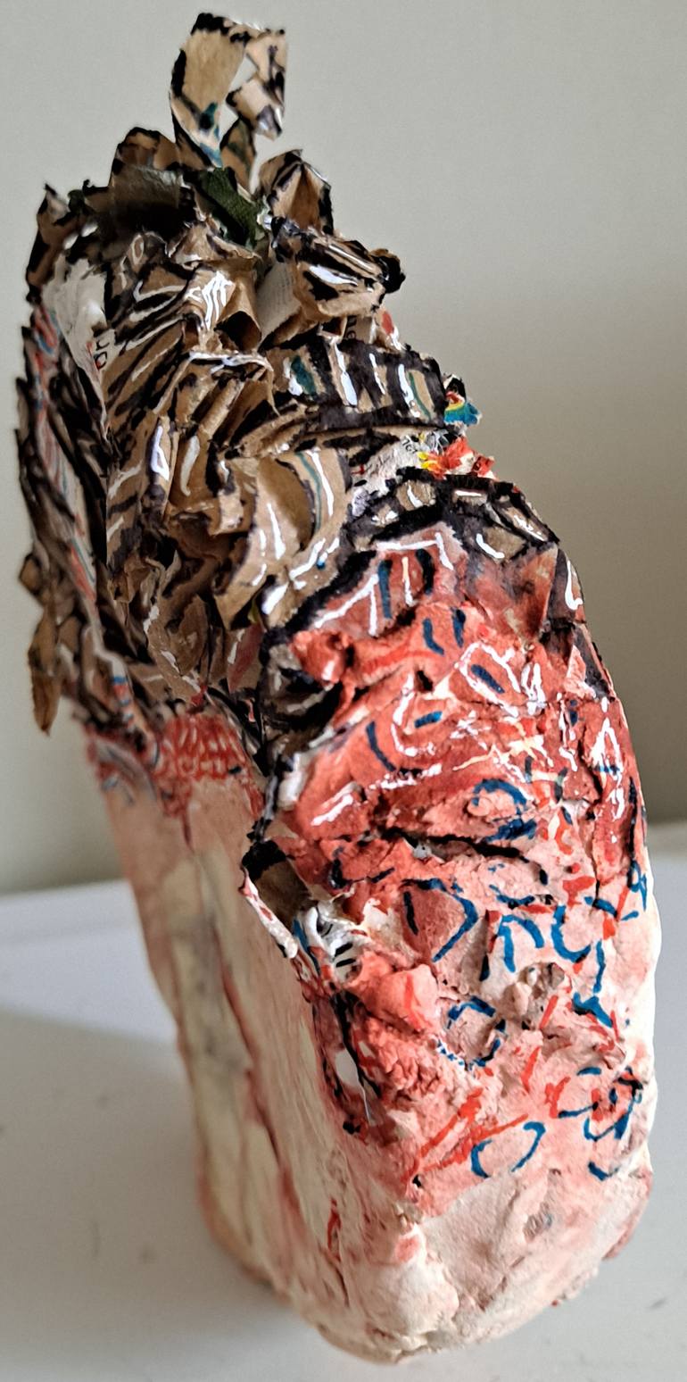 Original Abstract Sculpture by Dominault Evelyne