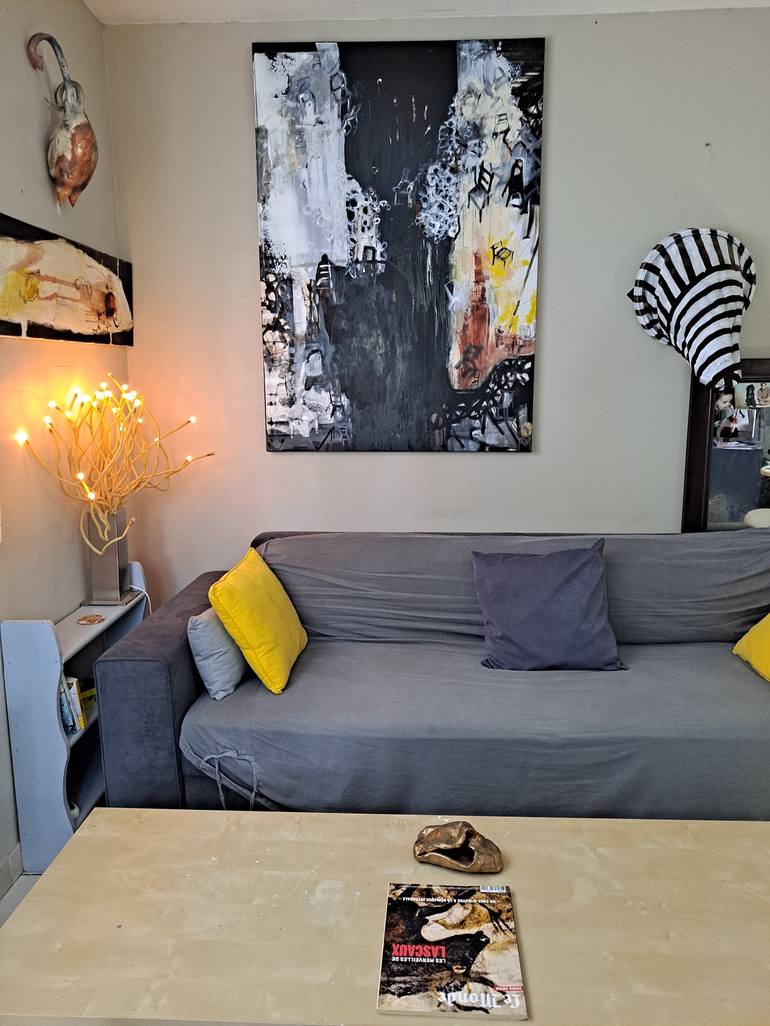 Original Contemporary Abstract Painting by Dominault Evelyne