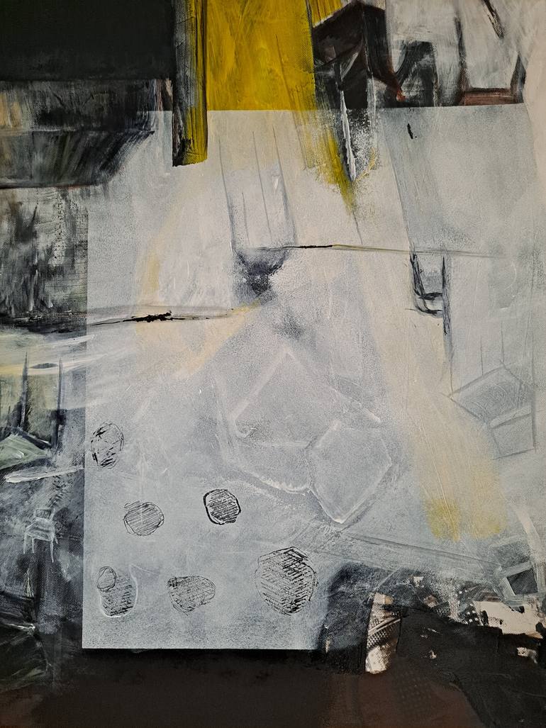 Original Abstract Painting by Dominault Evelyne