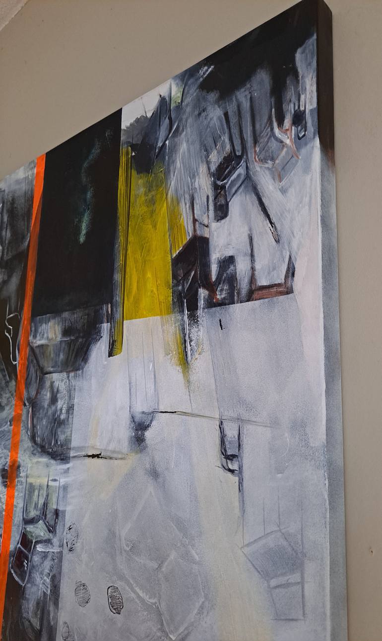 Original Abstract Painting by Dominault Evelyne