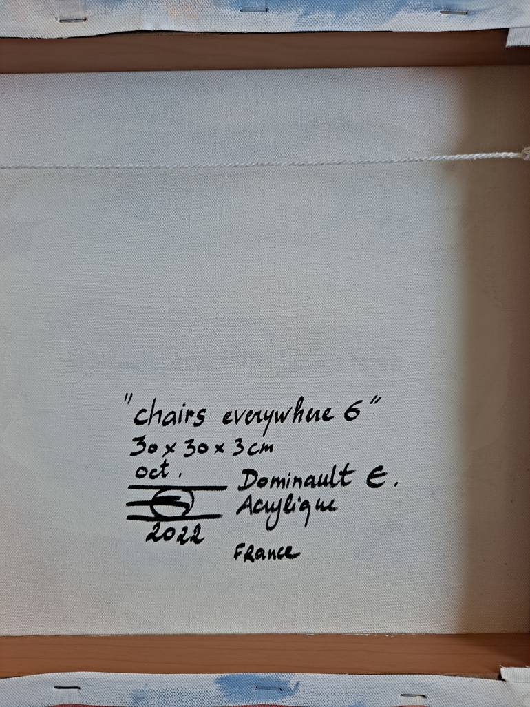 Original Abstract Painting by Dominault Evelyne