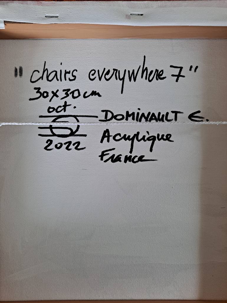 Original Abstract Painting by Dominault Evelyne