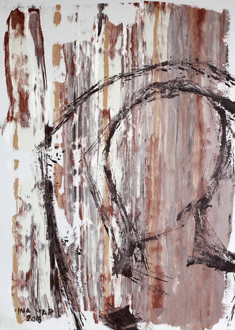 Original Modern Abstract Paintings by Ina Mar