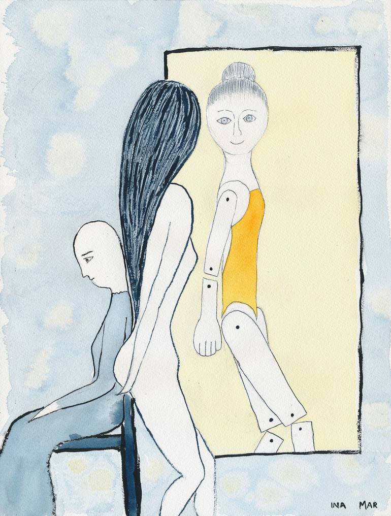 Original Folk Body Paintings by Ina Mar