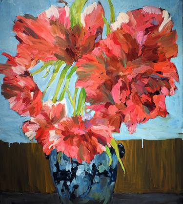Original Floral Paintings by Ray Saunderson