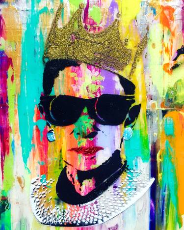 Original Abstract Celebrity Paintings by M Starr