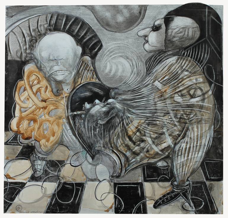 Original Other Abstract Drawing by Francisco Hernandez