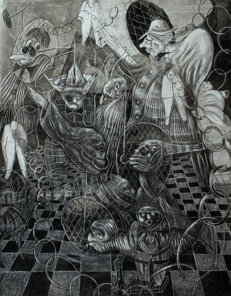 Original Other Abstract Drawing by Francisco Hernandez