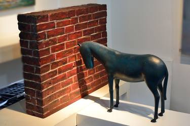 Original Expressionism Horse Sculpture by zengguo li