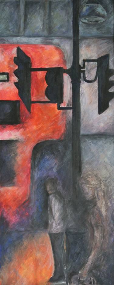 Original Expressionism Cities Paintings by Geetu Tulsiani