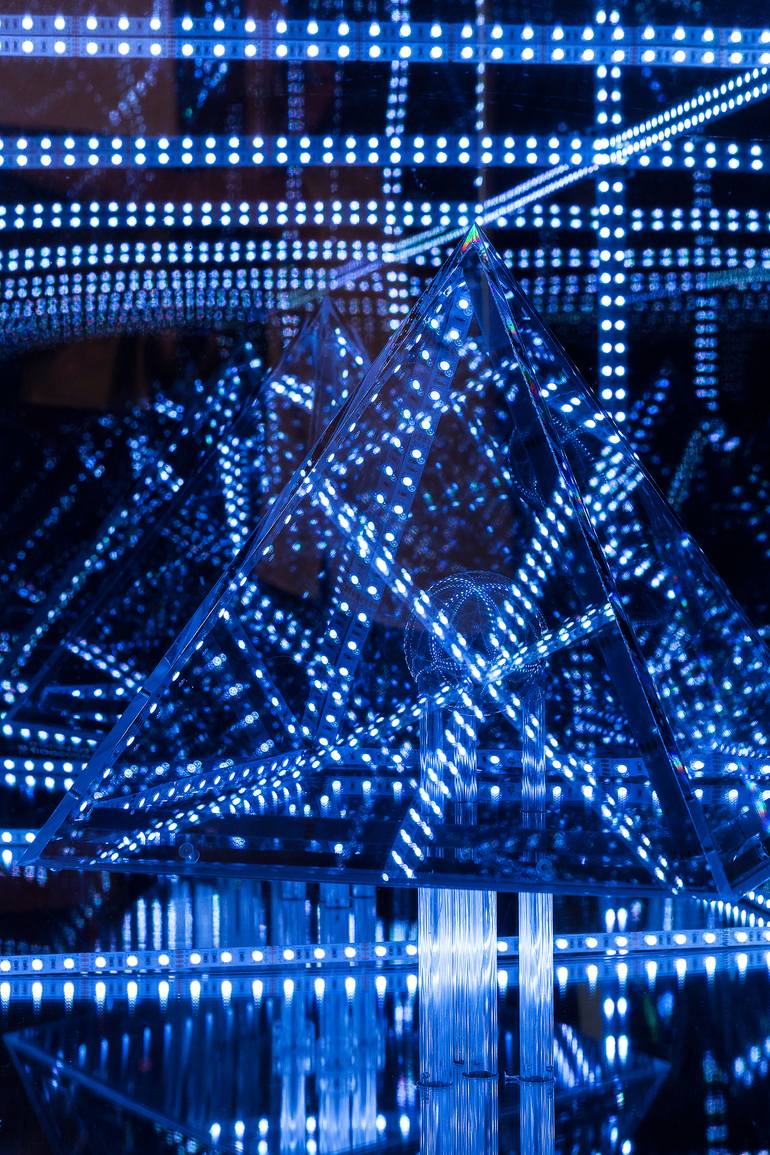 Original Abstract Science/Technology Sculpture by Aphra Shemza