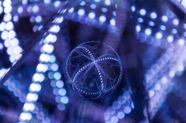 Original Abstract Science/Technology Sculpture by Aphra Shemza
