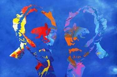 Print of Abstract Pop Culture/Celebrity Paintings by Marius Kavolis