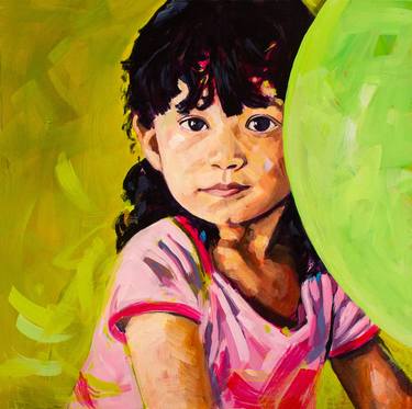 Original Abstract Expressionism People Paintings by Michelle Gibbs