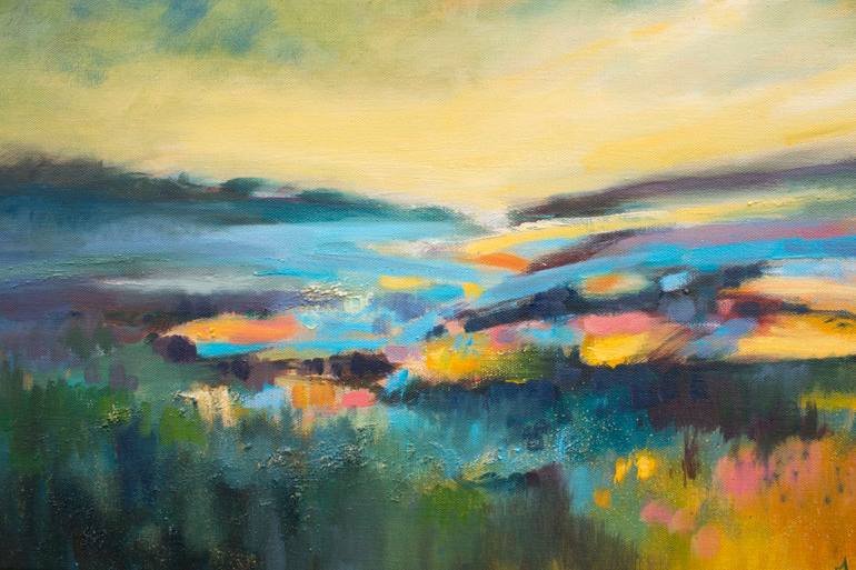 Original Abstract Expressionism Abstract Painting by Michelle Gibbs