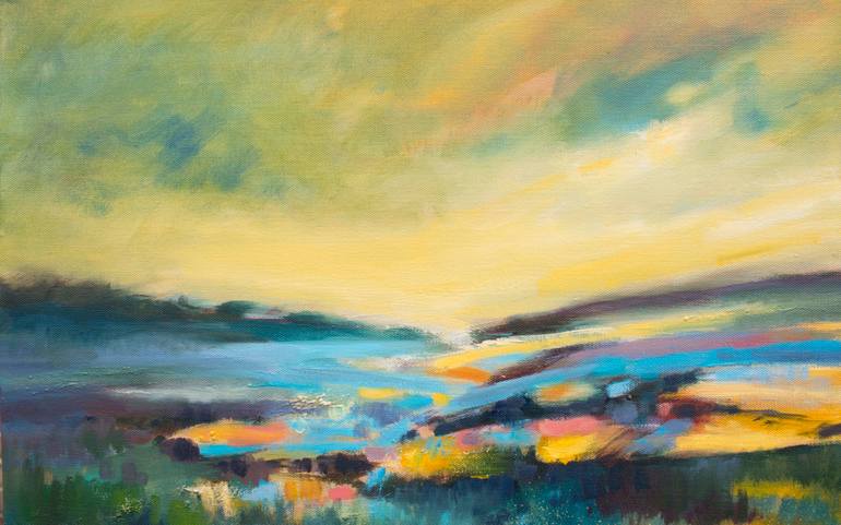 Original Abstract Expressionism Abstract Painting by Michelle Gibbs