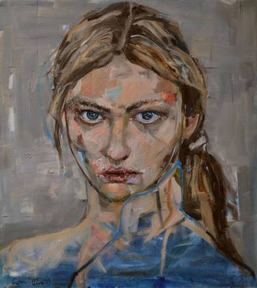 Print of Expressionism Portrait Paintings by Ciara McQueirns